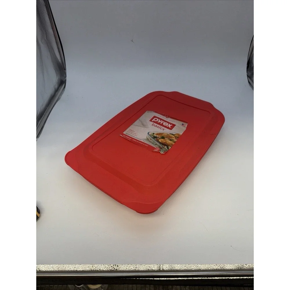 Vintage‎ Pyrex Clear Glass Large Rectangular Baking Dish 16x10x2 Corning USA